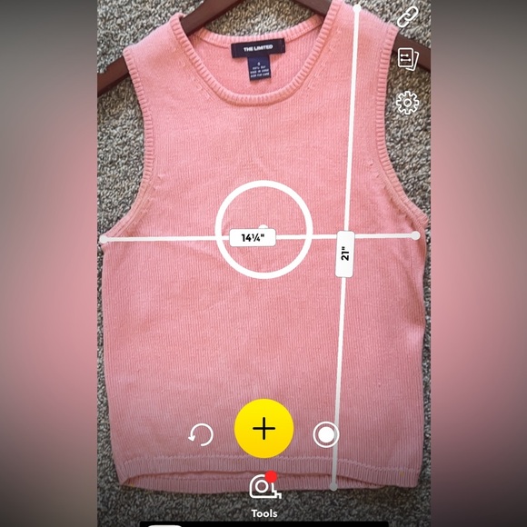 The Limited Vintage 100% silk Pink Sleeveless Knit Top S - Picture 7 of 7